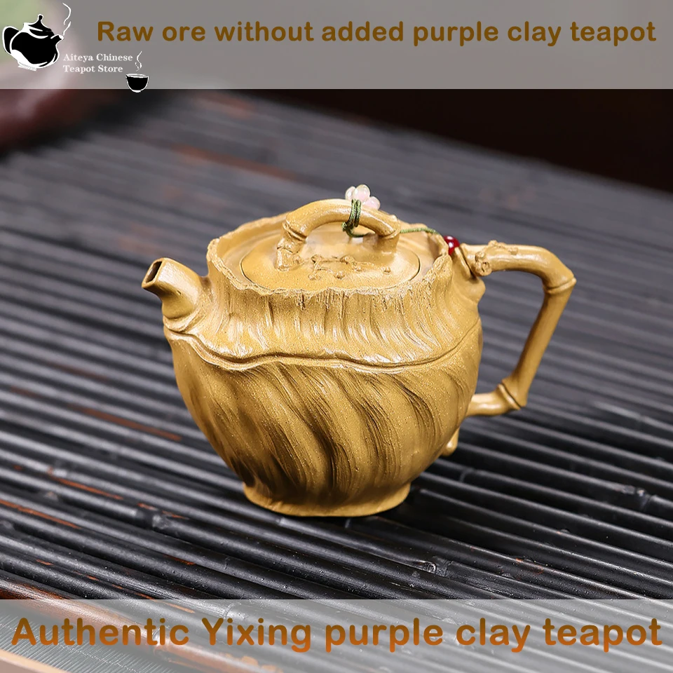 Authentic Yixing handmade purple clay teapot Kung Fu tea set suitable for Chinese tea, office, home, gift giving, Pu'er tea
Authentic Yixing handmade purple clay teapot Kung Fu tea set suitable for Chinese tea, office, home, gift giving, Pu'er tea
