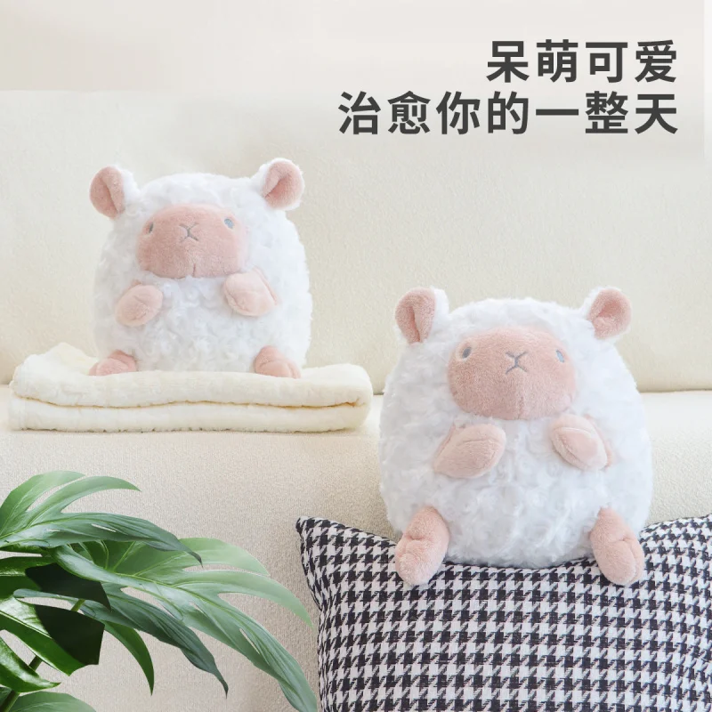 Cute 2 In 1 Pillow Blanket Dual Use, Thickened Foldable Car Waist Cushion, Portable Office Nap Pillow, Soft Warm Folding Blanket
Cute 2 In 1 Pillow Blanket Dual Use, Thickened Foldable Car Waist Cushion, Portable Office Nap Pillow, Soft Warm Folding Blanket