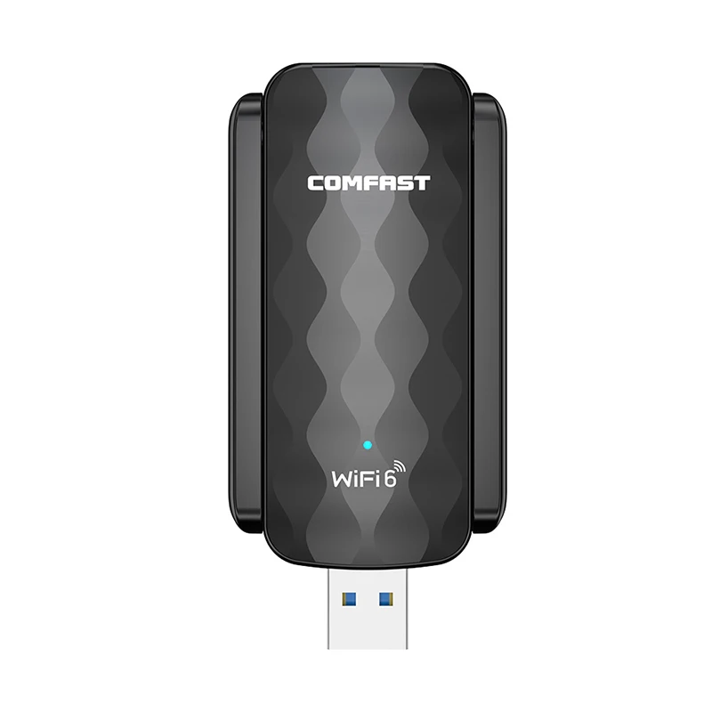 WiFi 6 USB WiFi Adapter dual band 2.4GHz 5.8GHz 1800Mbps wireless USB adapter CF-955AX
WiFi 6 USB WiFi Adapter dual band 2.4GHz 5.8GHz 1800Mbps wireless USB adapter CF-955AX