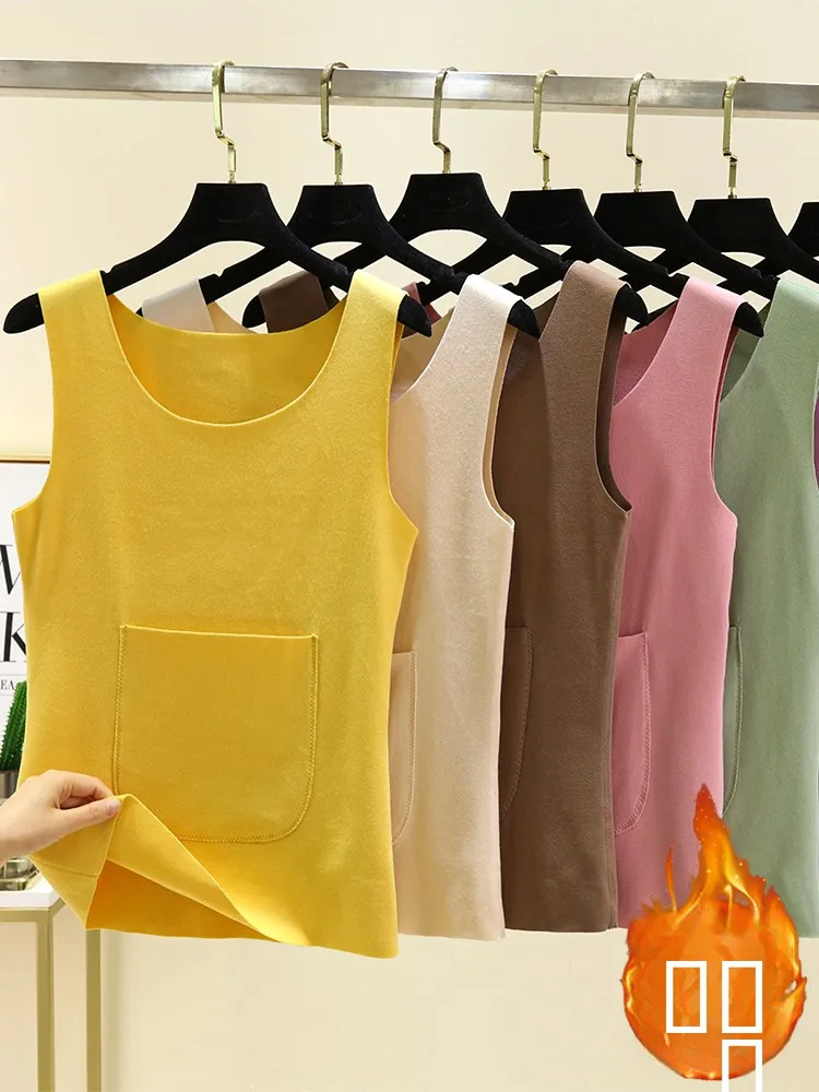 Утепленный немецкий бархатный жилет для женщин, зимняя термобелье, однотонный базовый топ, облегающий крой, молодежный стиль
Утепленный немецкий бархатный жилет для женщин, зимняя термобелье, однотонный базовый топ, облегающий крой, молодежный стиль