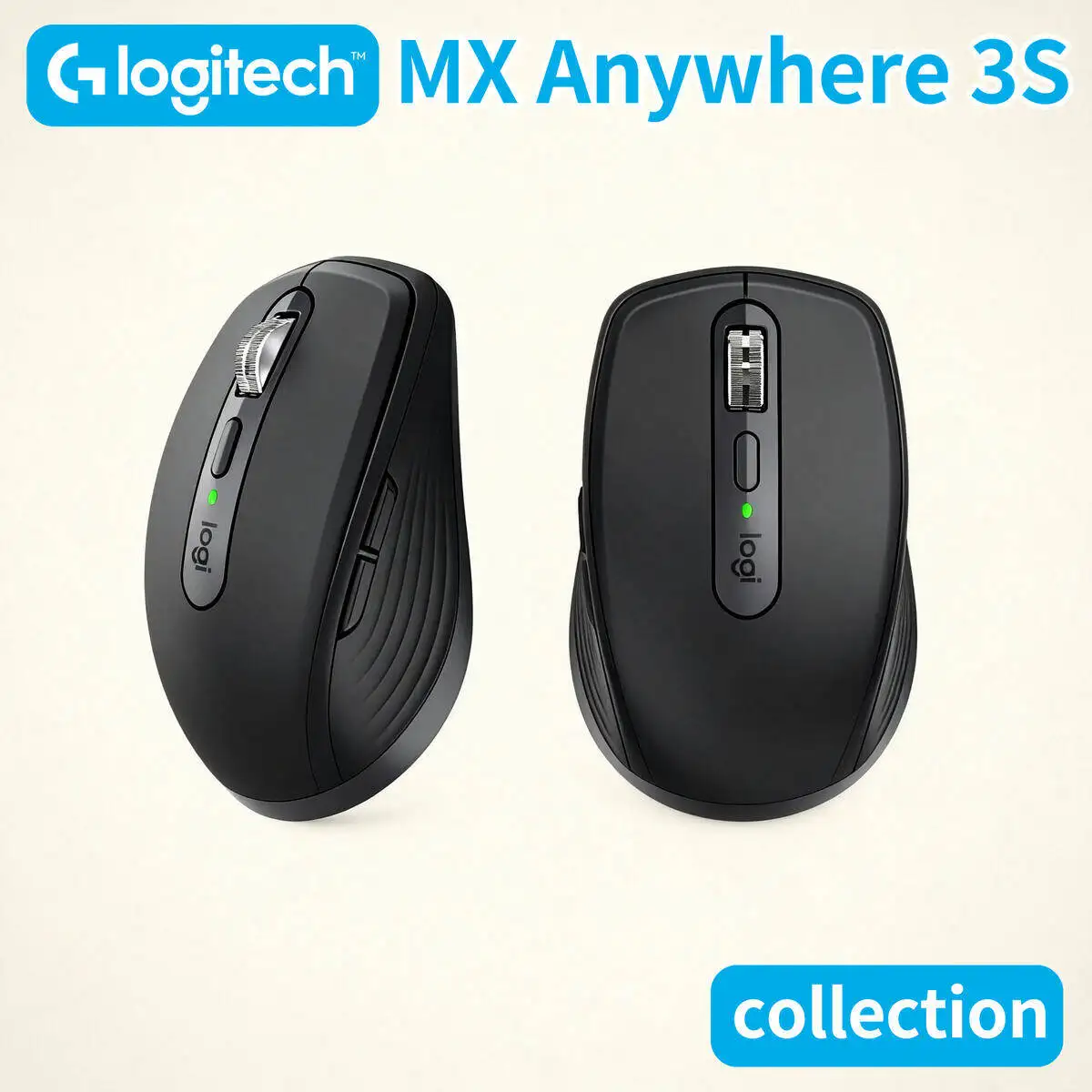 Logitech MX Anywhere 3S Bluetooth Mouse – Multi-Device Switch, Fast Charging, Track on Glass, Quiet Clicks
Logitech MX Anywhere 3S Bluetooth Mouse – Multi-Device Switch, Fast Charging, Track on Glass, Quiet Clicks