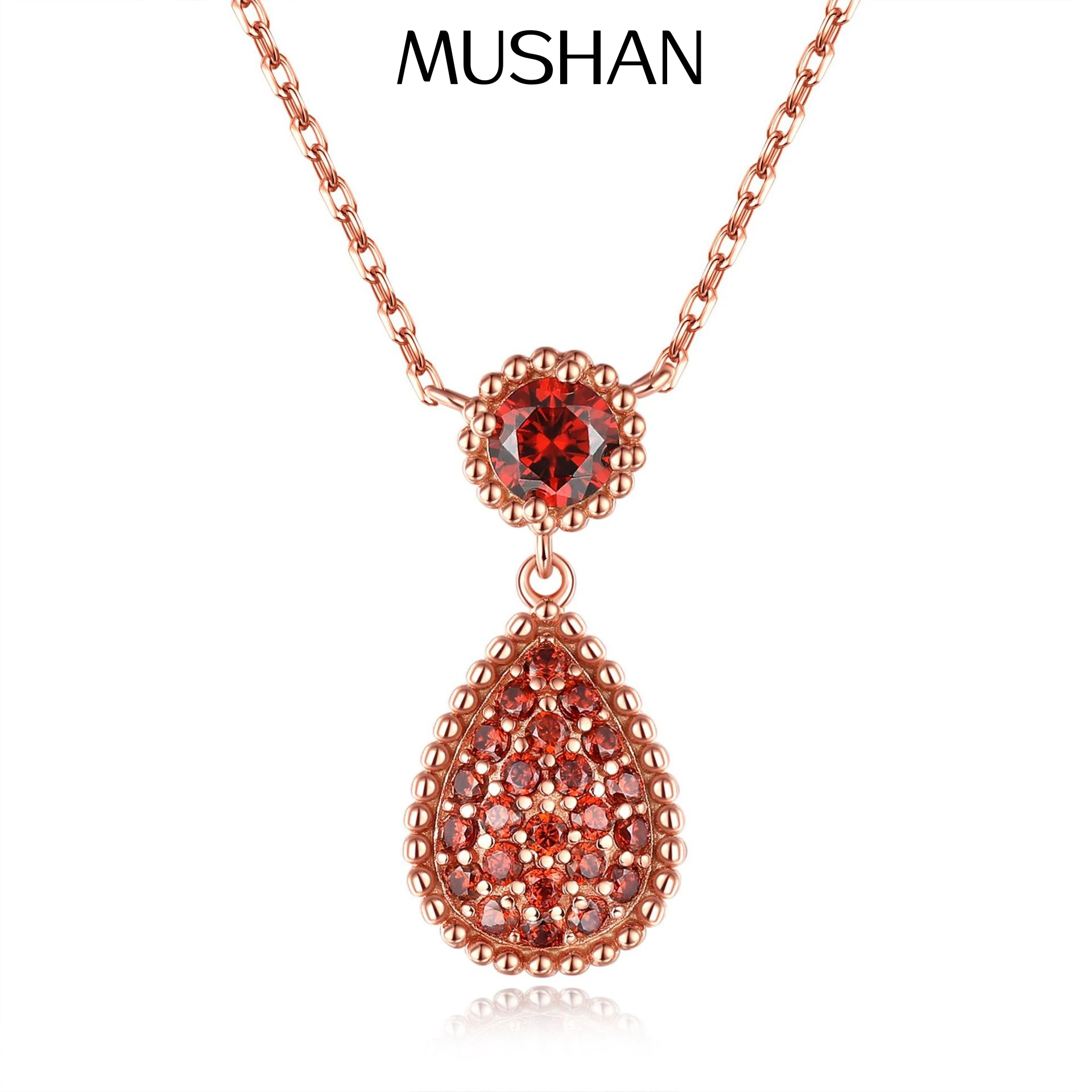 MuShan Luxury Jewelry 925 Sterling Silver Necklace Zircon 5A Modern Fashion Women 18K Real Gold Plated Premium Jewelry Pendant
MuShan Luxury Jewelry 925 Sterling Silver Necklace Zircon 5A Modern Fashion Women 18K Real Gold Plated Premium Jewelry Pendant