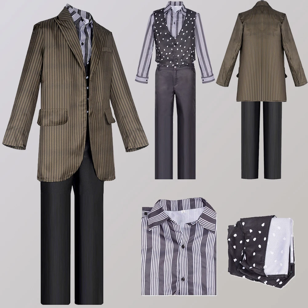 Sirius Black Cosplay Role Play Magic Movie Cosplay Costume Men Coat Stripe Shirt Male Fantasy Fancy Dress Up Party Clothes
Sirius Black Cosplay Role Play Magic Movie Cosplay Costume Men Coat Stripe Shirt Male Fantasy Fancy Dress Up Party Clothes