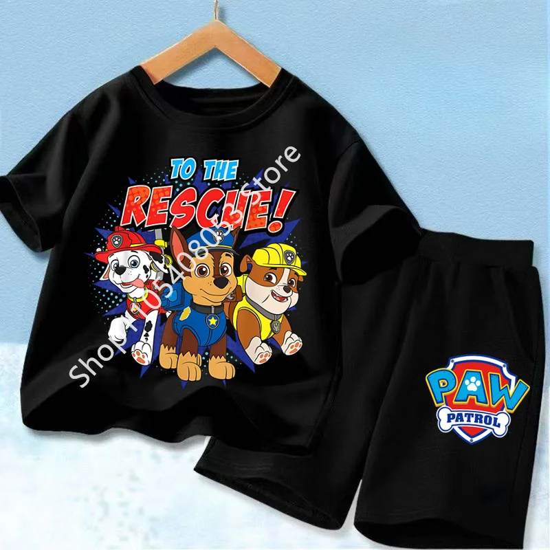 Paw Patrol Kids Set Boys Short Sleeve T-Shirt +Shorts 2-Piece Outfits Boys Cartoon Suit Casual Children Clothes For Summer
Paw Patrol Kids Set Boys Short Sleeve T-Shirt +Shorts 2-Piece Outfits Boys Cartoon Suit Casual Children Clothes For Summer