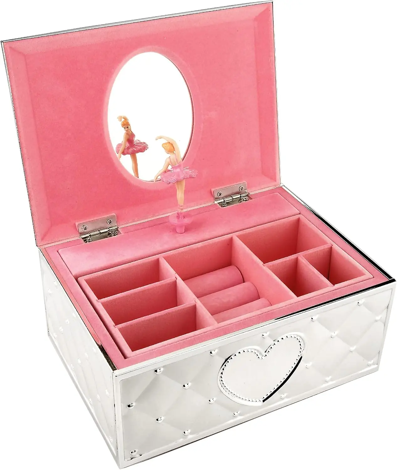 6205231 Childhood Memories Musical Ballerina Jewelry Box, Metallic
6205231 Childhood Memories Musical Ballerina Jewelry Box, Metallic