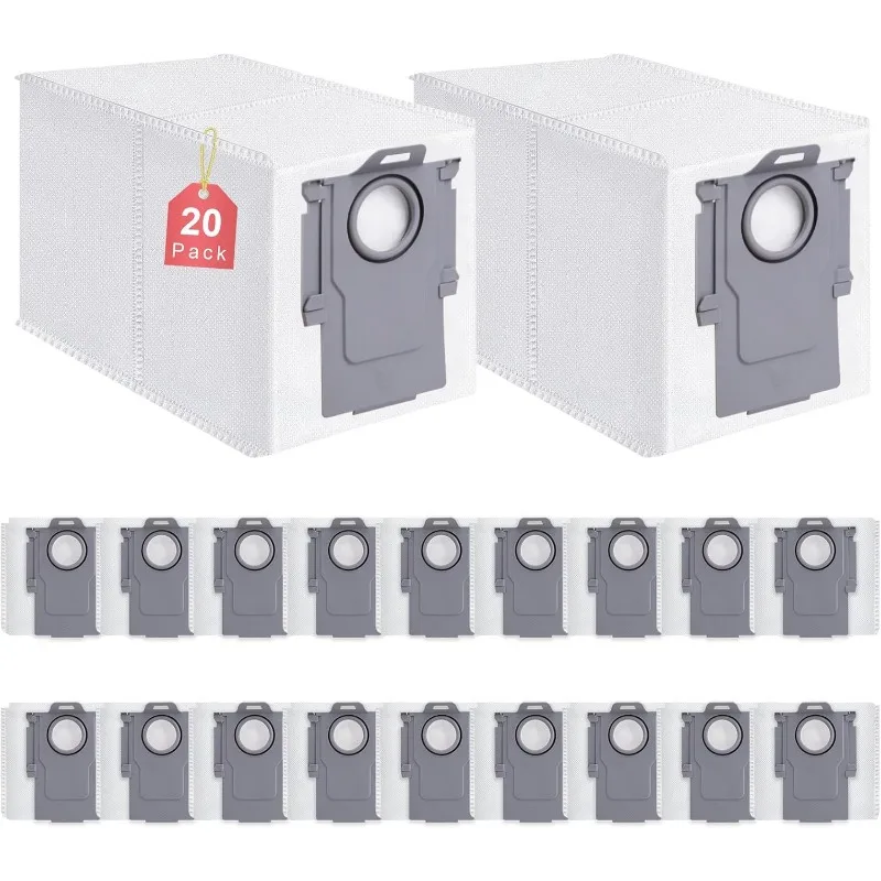 6, 12, 16, 20 шт. сменных пылесборных мешков для пылесосов Roborock Q Revo Series S8 MaxV Ultra, Saros 10/10R, QV 35A, 35S
6, 12, 16, 20 шт. сменных пылесборных мешков для пылесосов Roborock Q Revo Series S8 MaxV Ultra, Saros 10/10R, QV 35A, 35S