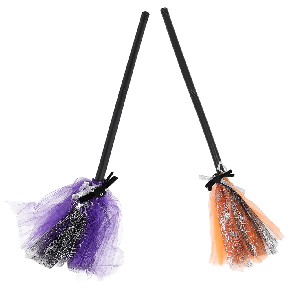 2 Pcs Cosplay Witch Broom Witch Broomstick Costume Prop Decorations Orange Purple 2 Section Broomsticks Safe Durable
2 Pcs Cosplay Witch Broom Witch Broomstick Costume Prop Decorations Orange Purple 2 Section Broomsticks Safe Durable