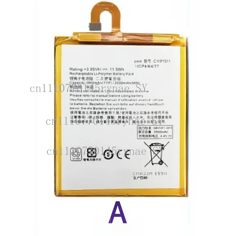 C11P1511 3000mAh Rechargeable Battery For ASUS ZF3 5.0 ZE552KL Z012DC Z012DA
C11P1511 3000mAh Rechargeable Battery For ASUS ZF3 5.0 ZE552KL Z012DC Z012DA