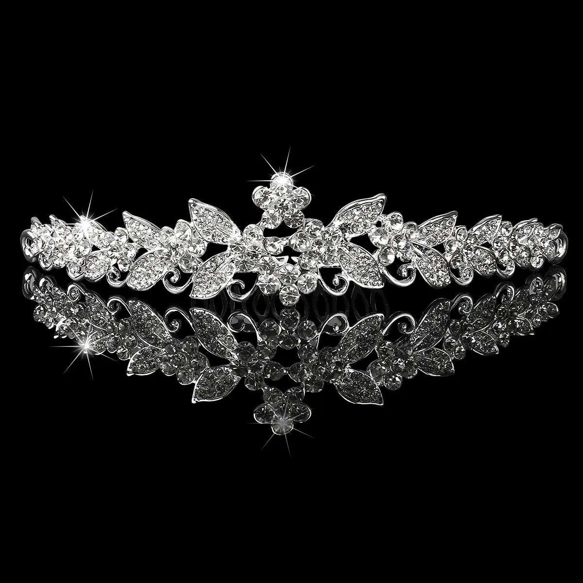 Silver Wedding Bridal Crown Headband Tiara Crystal Rhinestone Hard Alloy Hair Comb for Engagement Party Crystal Rhinestone Tiara
Silver Wedding Bridal Crown Headband Tiara Crystal Rhinestone Hard Alloy Hair Comb for Engagement Party Crystal Rhinestone Tiara