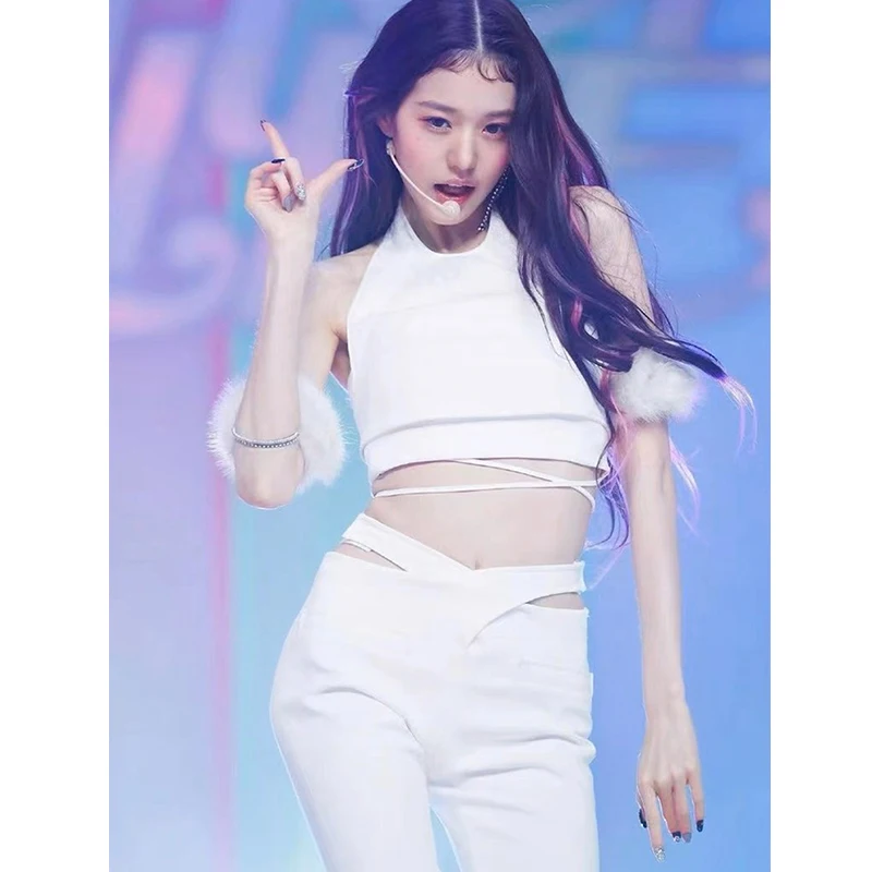 Sexy Kpop Outfits Y2k Jazz Dance Clothes Women Cropped Vest Pants Hip Hop Dance Costume Nightclub Dj Clothing Singer Wear JL5813
Sexy Kpop Outfits Y2k Jazz Dance Clothes Women Cropped Vest Pants Hip Hop Dance Costume Nightclub Dj Clothing Singer Wear JL5813