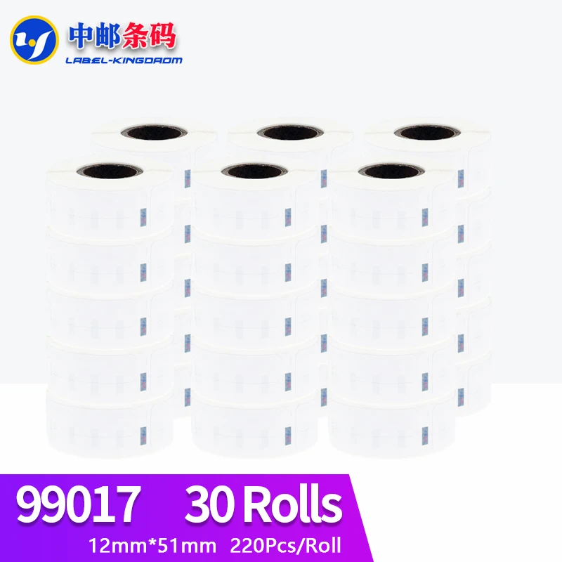 30 Roll Dymo Generic 99017 Label 21.5mm*51mm 220Pcs Compatible for LW400 LW450 Turbo 4XL Thermal Printer
30 Roll Dymo Generic 99017 Label 21.5mm*51mm 220Pcs Compatible for LW400 LW450 Turbo 4XL Thermal Printer