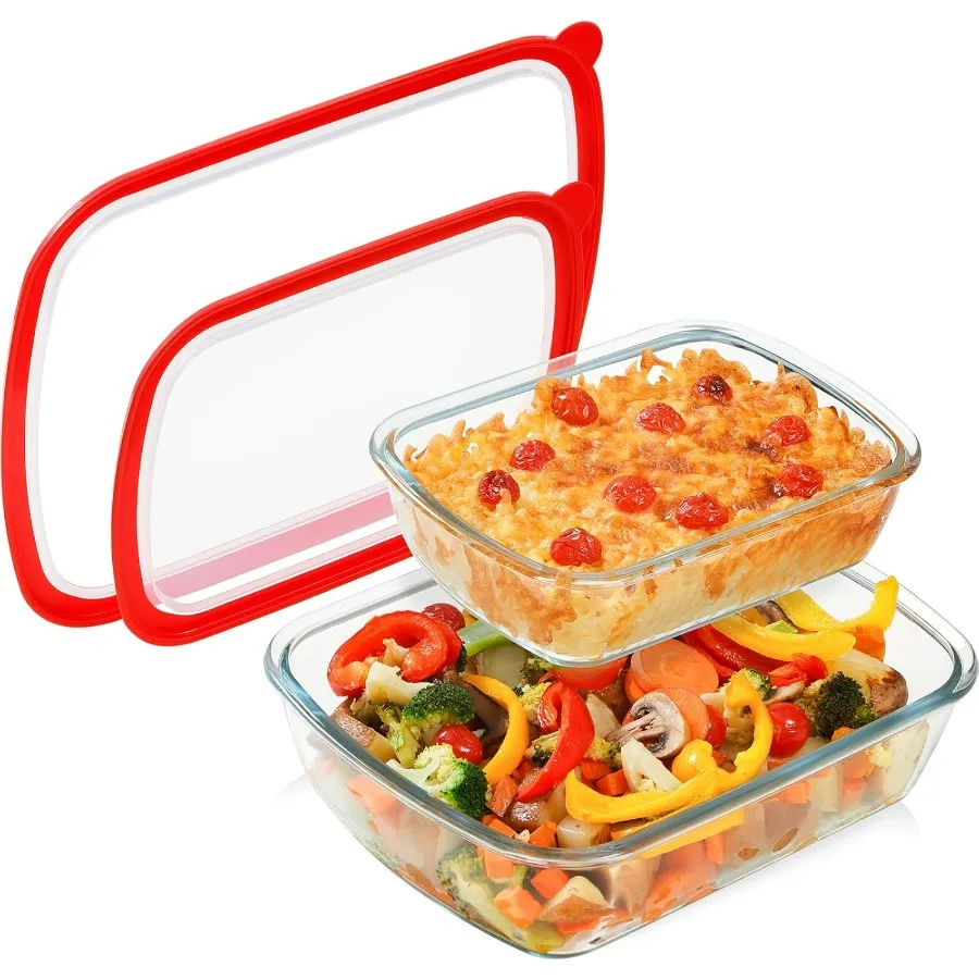 2Piece 9x11 9x6 Rectangular Glass Baking Dish with Lid Set Deep Baking Pan Oven Dishwasher and Microwave Safe Tempered Glass 1.
2Piece 9x11 9x6 Rectangular Glass Baking Dish with Lid Set Deep Baking Pan Oven Dishwasher and Microwave Safe Tempered Glass 1.