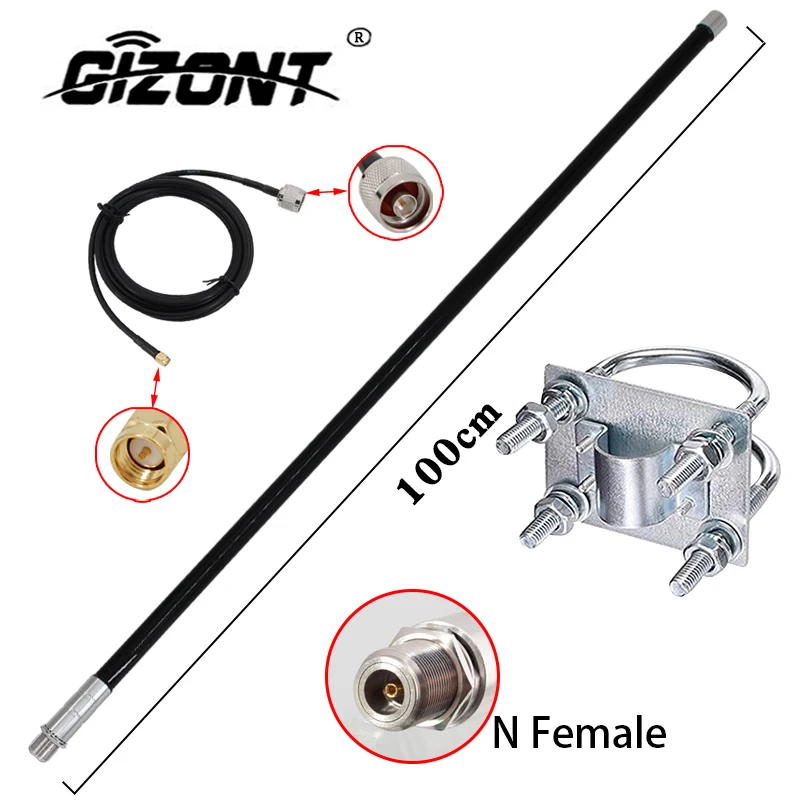 Fiber glass antenna for automatic surveillance, 10dbi 1090MHz FPV ADS-B Omni, air traffic control ground
Fiber glass antenna for automatic surveillance, 10dbi 1090MHz FPV ADS-B Omni, air traffic control ground