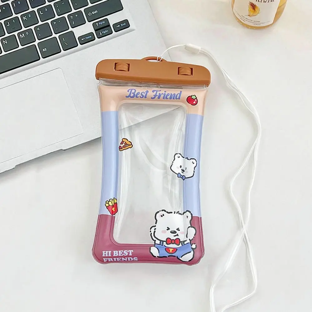 Airbag Floatin Waterproof Phone Case Capybara Cartoon Screen Rainproof Bag Underwater Dry Transparent Mobile Phone Pouch
Airbag Floatin Waterproof Phone Case Capybara Cartoon Screen Rainproof Bag Underwater Dry Transparent Mobile Phone Pouch