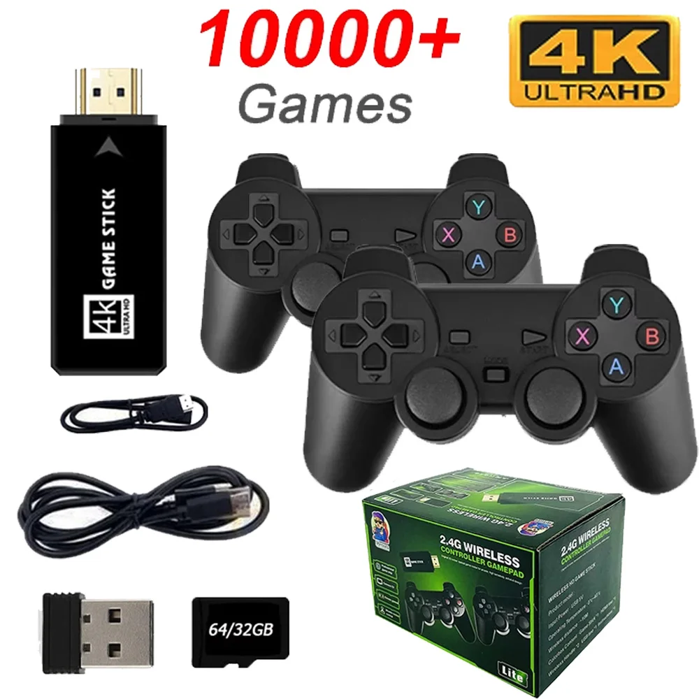 Игровая консоль 4K, игровая палка U8 64G, встроенная 10000 игр, игровая консоль в стиле ретро, беспроводной контроллер для GBA, рождественские подарки для мальчиков
Игровая консоль 4K, игровая палка U8 64G, встроенная 10000 игр, игровая консоль в стиле ретро, беспроводной контроллер для GBA, рождественские подарки для мальчиков