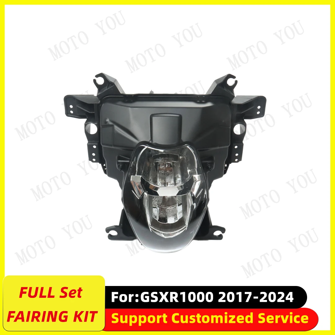 For SUZUKI 2017-2024 GSXR1000 GSX-R1000 K17 Motorcycle LED Front Headlight Assembly Headlamp Fog Light GSXR 1000 2018 2020 2021
For SUZUKI 2017-2024 GSXR1000 GSX-R1000 K17 Motorcycle LED Front Headlight Assembly Headlamp Fog Light GSXR 1000 2018 2020 2021