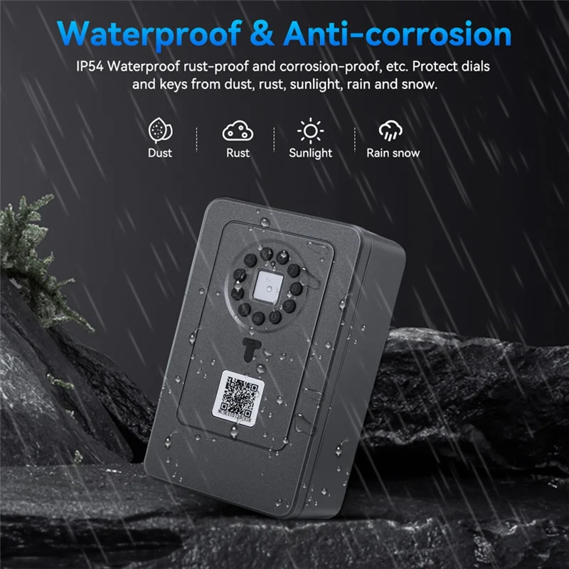 ABRU-Bluetooth Fingerprint Password Key Lock Box Waterproof Wall Mounted Door Hanging Safe Deposit Box For OKLOK Management
ABRU-Bluetooth Fingerprint Password Key Lock Box Waterproof Wall Mounted Door Hanging Safe Deposit Box For OKLOK Management