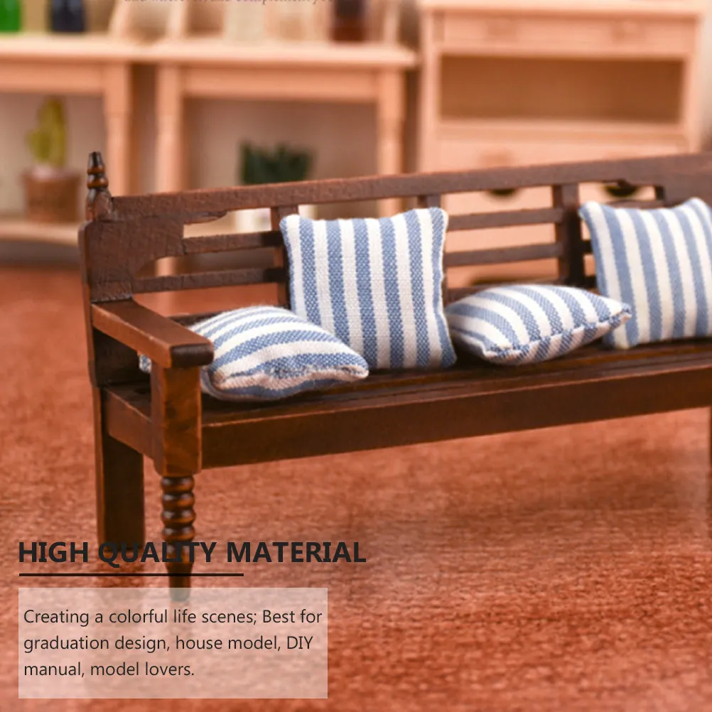 1Set Miniature Wooden Bench Chair for Desktop Creative Decoration Strong Texture Traditional Design Ideal for DIY Miniature
1Set Miniature Wooden Bench Chair for Desktop Creative Decoration Strong Texture Traditional Design Ideal for DIY Miniature