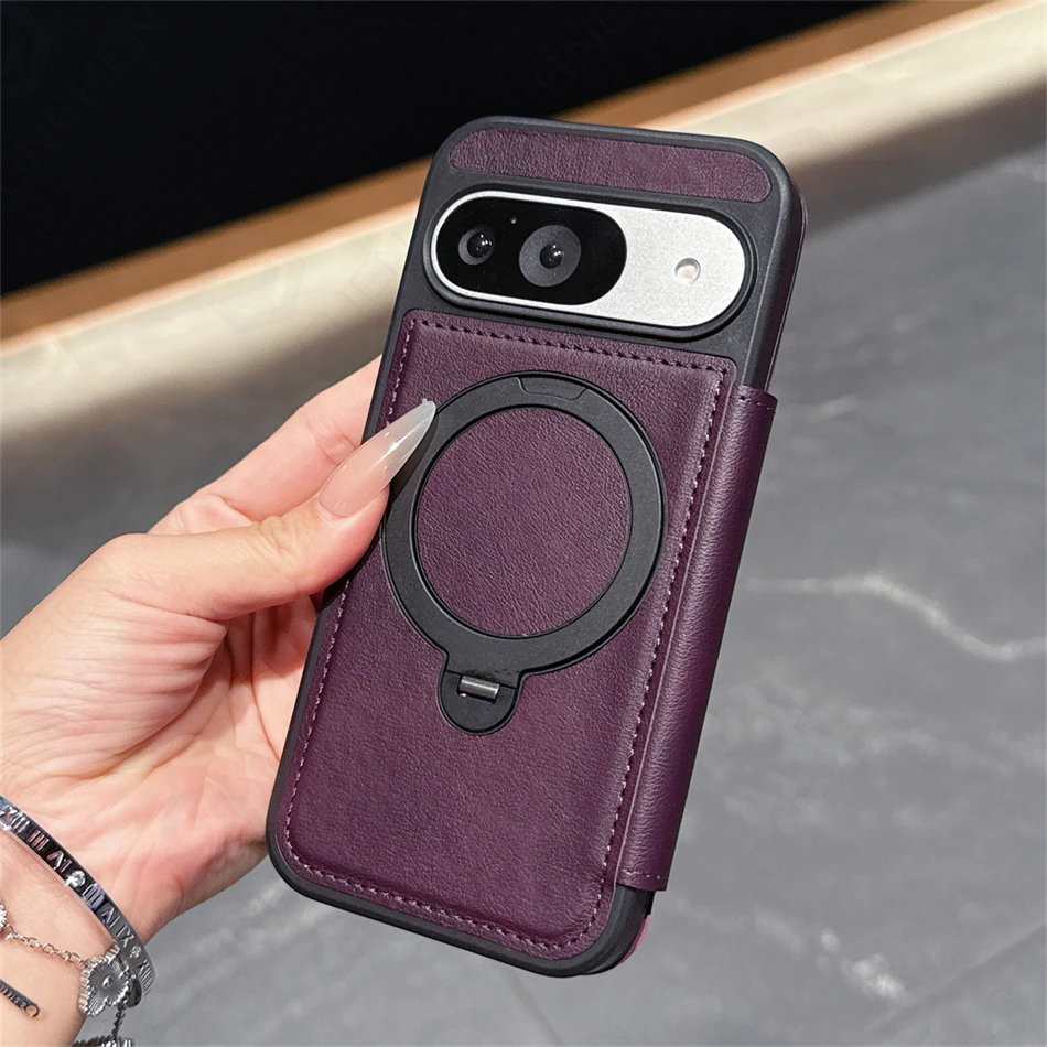 For Google Pixel 8 9 10 Pro XL 9A Case Flip Leather Magnetic Stand Ring Bracket Wireless Charging Card Wallet Cover For Magsafe
For Google Pixel 8 9 10 Pro XL 9A Case Flip Leather Magnetic Stand Ring Bracket Wireless Charging Card Wallet Cover For Magsafe