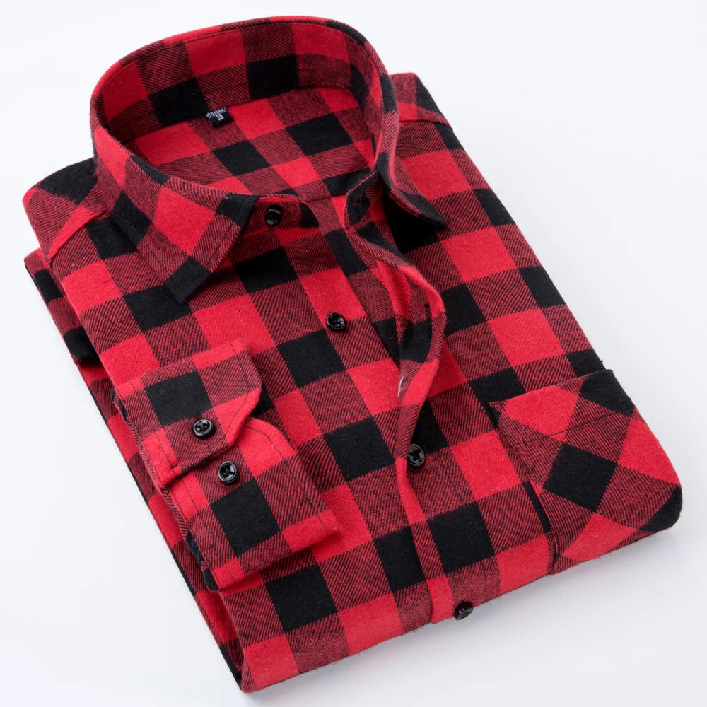 Young Men's Slim Fit Casual Shirt with Color Block Plaid Pattern with Left Chest Pocket, Spring Autumn Comfort Brushed Flannel
Young Men's Slim Fit Casual Shirt with Color Block Plaid Pattern with Left Chest Pocket, Spring Autumn Comfort Brushed Flannel