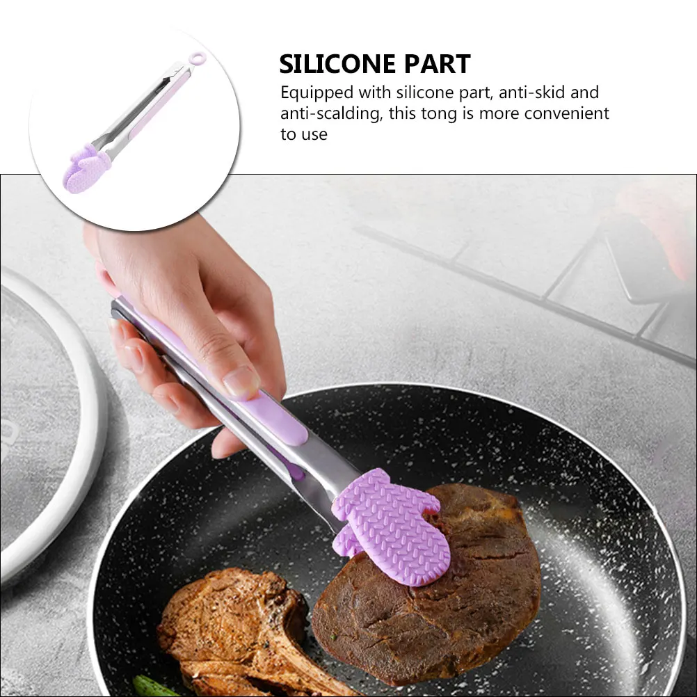 Multi-Function Dessert Tongs Silicone Coated Metal Tongs for Bakery Buffet Cake Pastry Sugar Cube Serving Home Restaurant
Multi-Function Dessert Tongs Silicone Coated Metal Tongs for Bakery Buffet Cake Pastry Sugar Cube Serving Home Restaurant