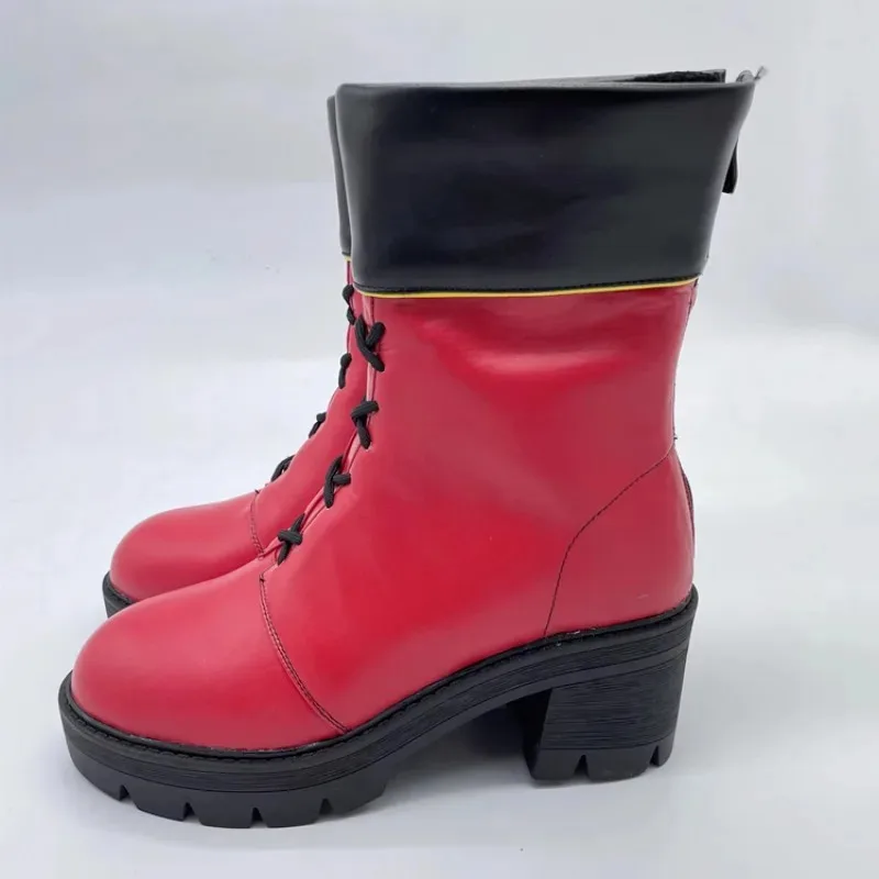 Аниме Такт аниме 2025г. Destiny Cosette Schneider Косплей Красные женские туфли Высокие сапоги на каблуке Хэллоуин 
Аниме Такт аниме 2025г. Destiny Cosette Schneider Косплей Красные женские туфли Высокие сапоги на каблуке Хэллоуин