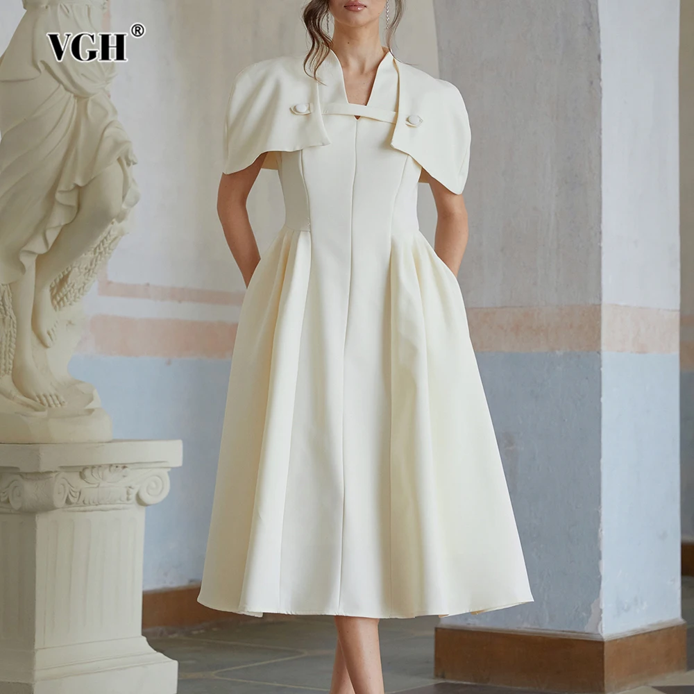 VGH Элегантное шикарное платье для женщин с v-образным вырезом без рукавов и шалью с высокой талией, тонкие банкетные платья миди длины, женские 2026 весна
VGH Элегантное шикарное платье для женщин с v-образным вырезом без рукавов и шалью с высокой талией, тонкие банкетные платья миди длины, женские 2026 весна