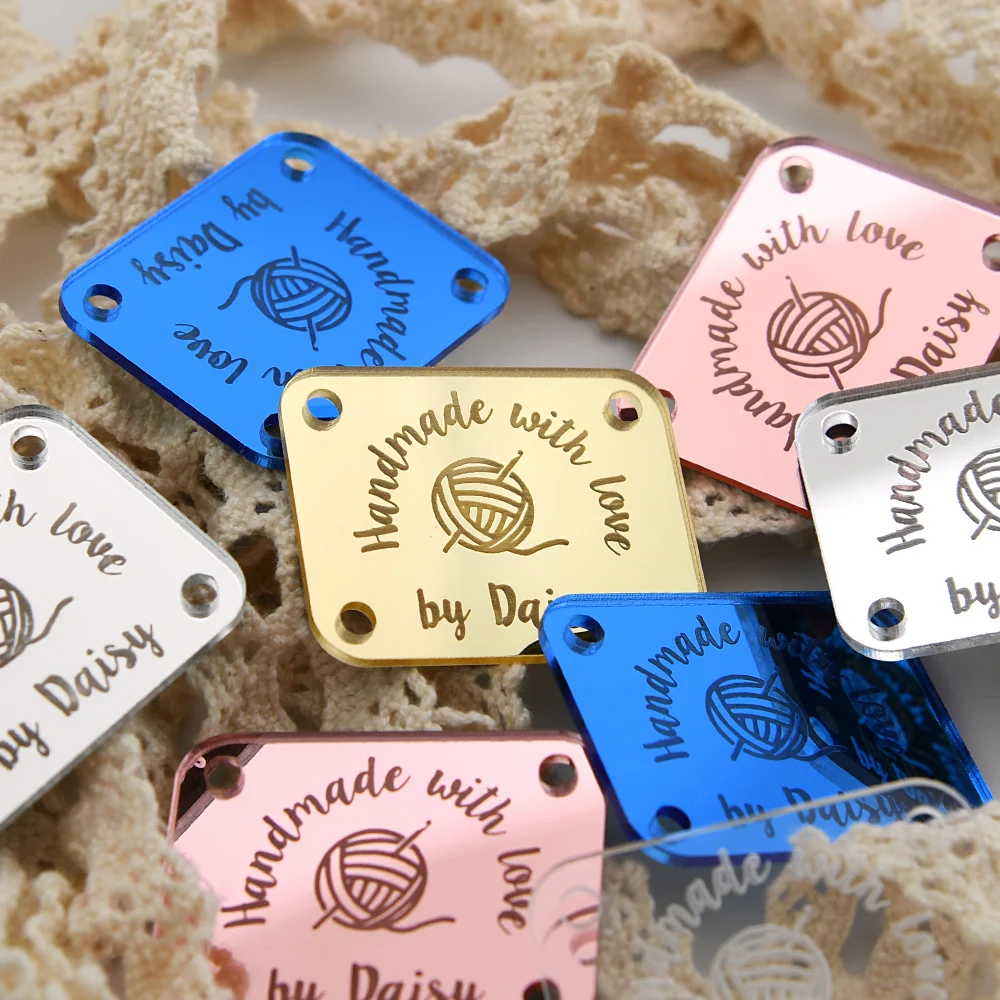 Custom Mirror Acrylic Tags Laser Engraved Eco-Friendly 1.18"x1.50" for DIY Crafts Home Decor Apparel Gifts Custom Text Logo
Custom Mirror Acrylic Tags Laser Engraved Eco-Friendly 1.18"x1.50" for DIY Crafts Home Decor Apparel Gifts Custom Text Logo
