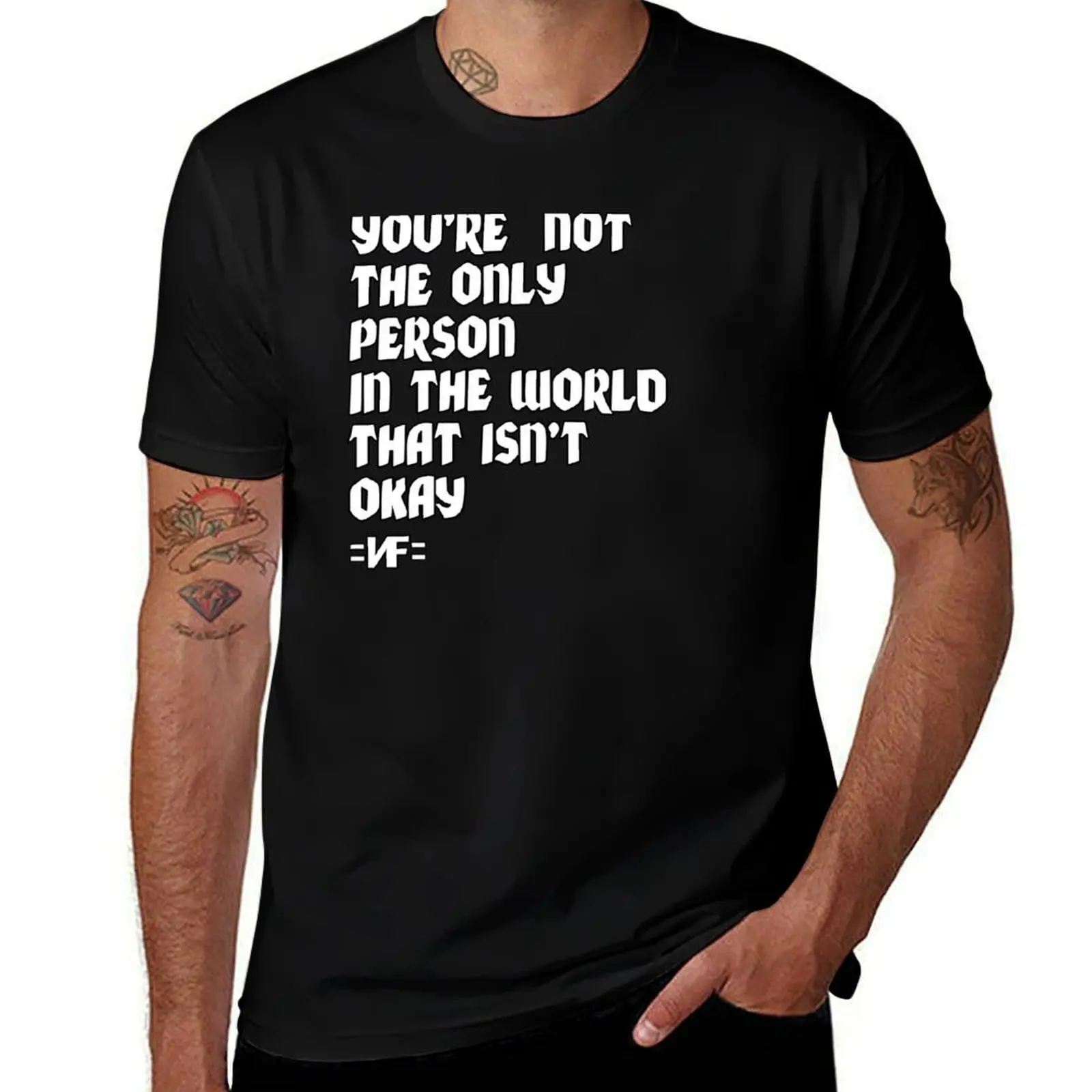 NF Quote T-Shirt korean fashion plus size clothes kawaii clothes t shirt for men
NF Quote T-Shirt korean fashion plus size clothes kawaii clothes t shirt for men