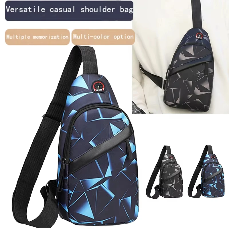 Men's Fashion Camouflage Chest Bag Korean Style Oxford Cloth Crossbody Satchel Casual Shoulder Bag Small Canvas Backpack
Men's Fashion Camouflage Chest Bag Korean Style Oxford Cloth Crossbody Satchel Casual Shoulder Bag Small Canvas Backpack