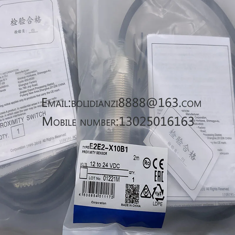 The brand-new original sensor E2E2-X10MB1 E2E2-X10MC1 E2E2-X10MY1 X18MC1 E2E2-X5B1 One year warranty in stock
The brand-new original sensor E2E2-X10MB1 E2E2-X10MC1 E2E2-X10MY1 X18MC1 E2E2-X5B1 One year warranty in stock