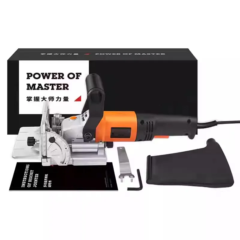 760W Woodworking Slotting Machine Angle Adjustable Non-hole Splicing Slotting Machine Electric Wood Biscuit Joiner 220V
760W Woodworking Slotting Machine Angle Adjustable Non-hole Splicing Slotting Machine Electric Wood Biscuit Joiner 220V