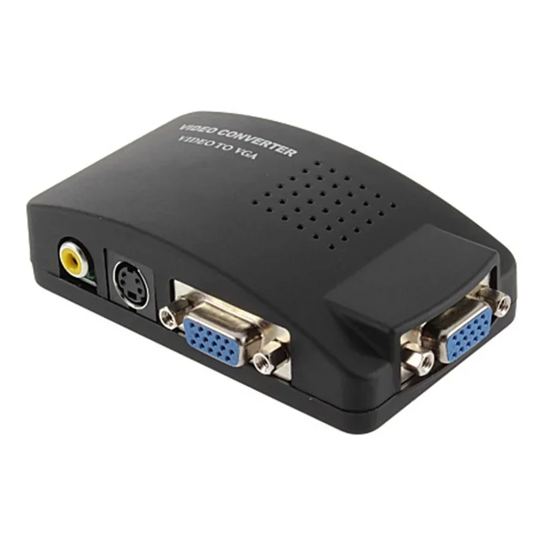 1 шт. AV S-Video RCA композитное видео для ПК ноутбука VGA ТВ конвертер адаптер оптовая продажа
1 шт. AV S-Video RCA композитное видео для ПК ноутбука VGA ТВ конвертер адаптер оптовая продажа