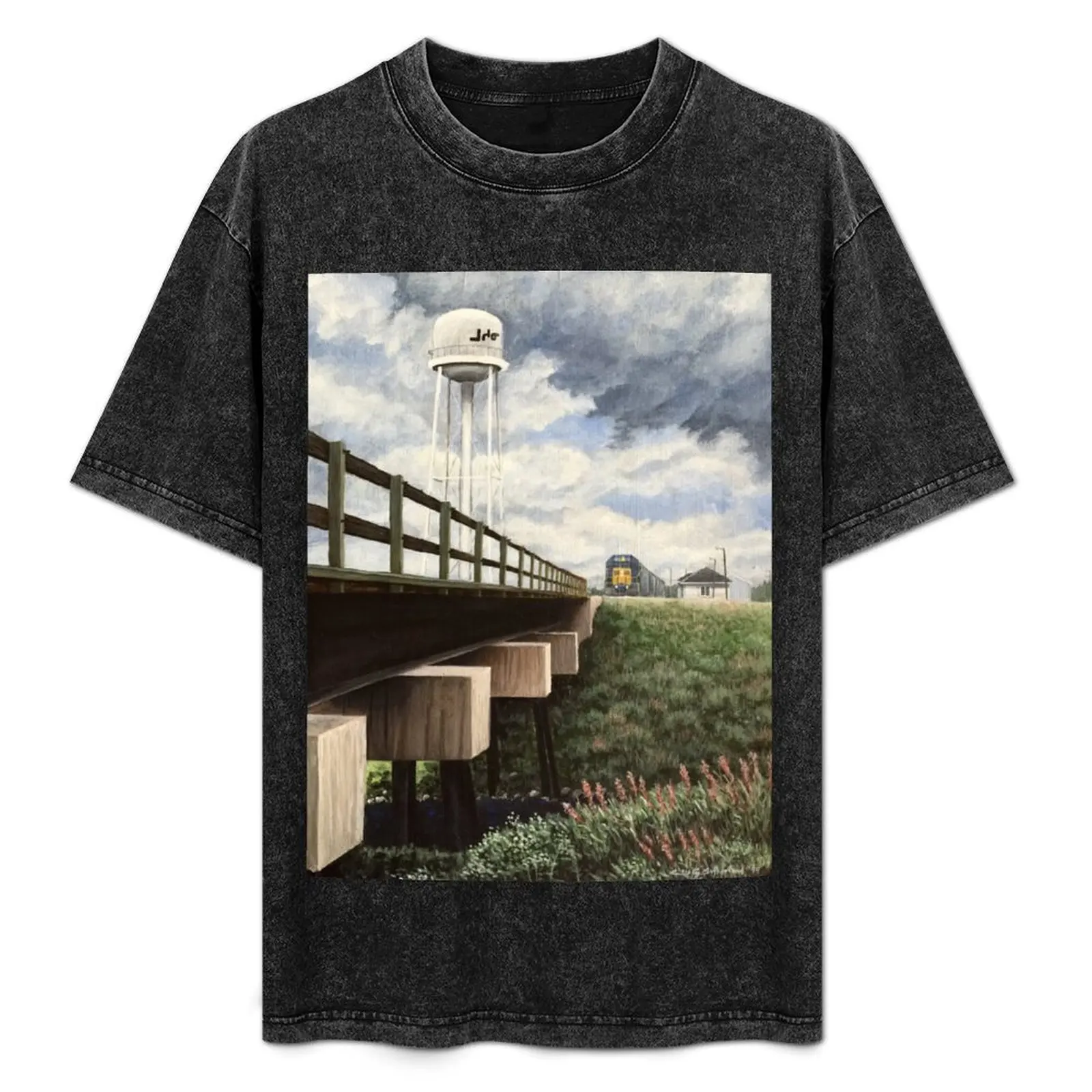 Moosonee Water Tower T-Shirt Vintage Style Printed Top
Moosonee Water Tower T-Shirt Vintage Style Printed Top