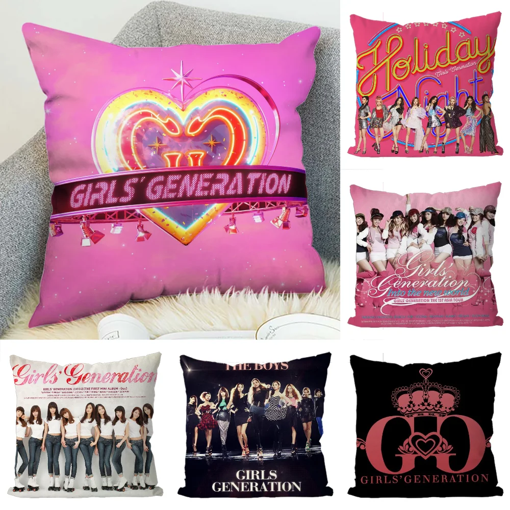 Girls' Generation Pillow Case Luxury Double-sided For Car Pillows 45x45 Cushions Cover Home And Decoration Sofa Pillowcase 50x50 
Girls' Generation Pillow Case Luxury Double-sided For Car Pillows 45x45 Cushions Cover Home And Decoration Sofa Pillowcase 50x50