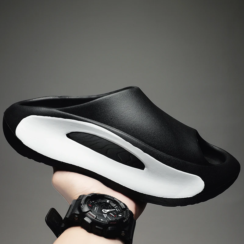 New Summer Sneaker Slippers For Women Men Thick Bottom Platform Slides Soft EVA Hollow Unisex Sports Sandals Casual Beach Shoes
New Summer Sneaker Slippers For Women Men Thick Bottom Platform Slides Soft EVA Hollow Unisex Sports Sandals Casual Beach Shoes
