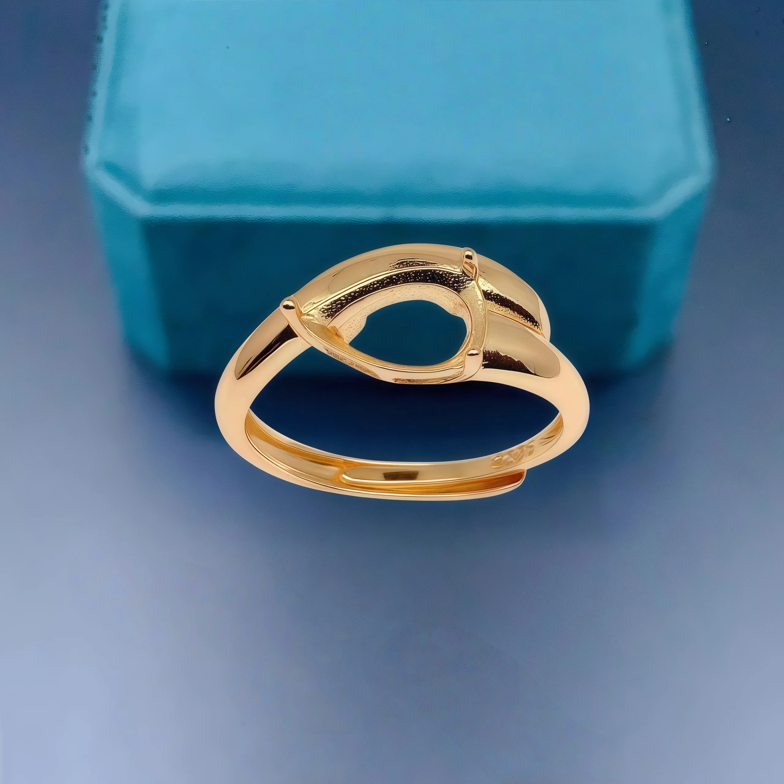 L S925 Sterling Silver DIY Empty Holder Ring Settings 6*9mm Waterdrop Stone Fine Simple Design Weddings Jewelry for Woman
L S925 Sterling Silver DIY Empty Holder Ring Settings 6*9mm Waterdrop Stone Fine Simple Design Weddings Jewelry for Woman