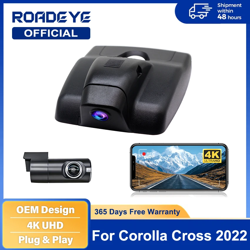 For Toyota Corolla Cross 2022, 4K 2160P Dash Cam Front and Rear Car DVR Camera Plug and Play Wifi Video Recorder, UHD DashCam
For Toyota Corolla Cross 2022, 4K 2160P Dash Cam Front and Rear Car DVR Camera Plug and Play Wifi Video Recorder, UHD DashCam