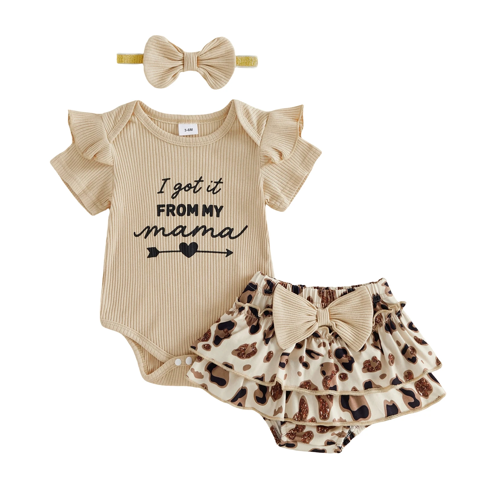 Летний наряд для маленьких девочек, милый комбинезон с короткими рукавами и принтом букв, шорты с леопардовым принтом, повязка на голову, комплект из 3 предметов
Летний наряд для маленьких девочек, милый комбинезон с короткими рукавами и принтом букв, шорты с леопардовым принтом, повязка на голову, комплект из 3 предметов