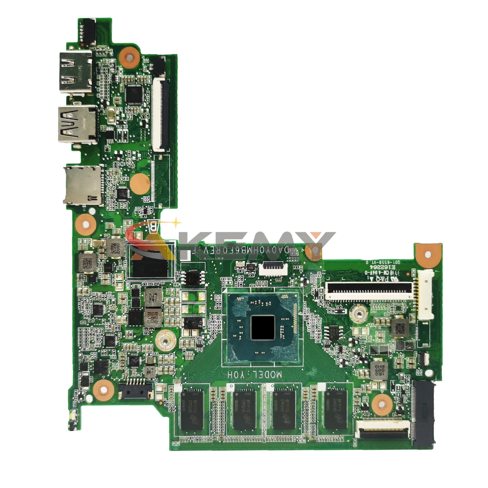 DA0Y0HMB6F0 Laptop Motherboard For HP Stream 11-Y 11-R 831524-601 830814-601 Mainboard CPU N3060 2G/4G-RAM 32G-SSD
DA0Y0HMB6F0 Laptop Motherboard For HP Stream 11-Y 11-R 831524-601 830814-601 Mainboard CPU N3060 2G/4G-RAM 32G-SSD