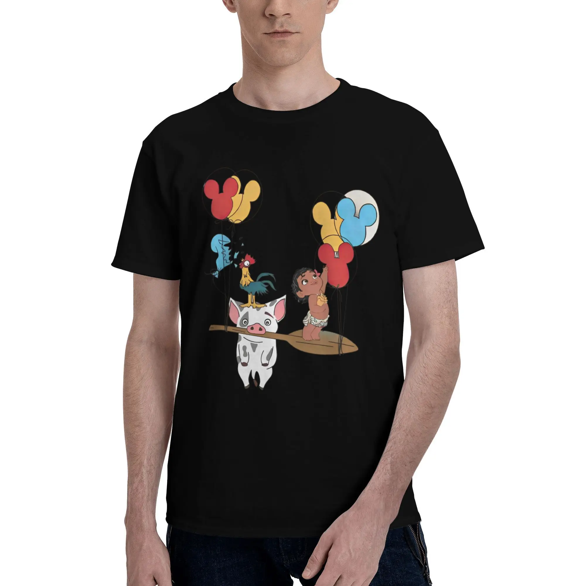 Cute Moana Hei Hei Pure Cotton T Shirt For Man Summer Awesome T Shirts Crewneck Harajuku Tees Big Size Custom DIY Clothes
Cute Moana Hei Hei Pure Cotton T Shirt For Man Summer Awesome T Shirts Crewneck Harajuku Tees Big Size Custom DIY Clothes