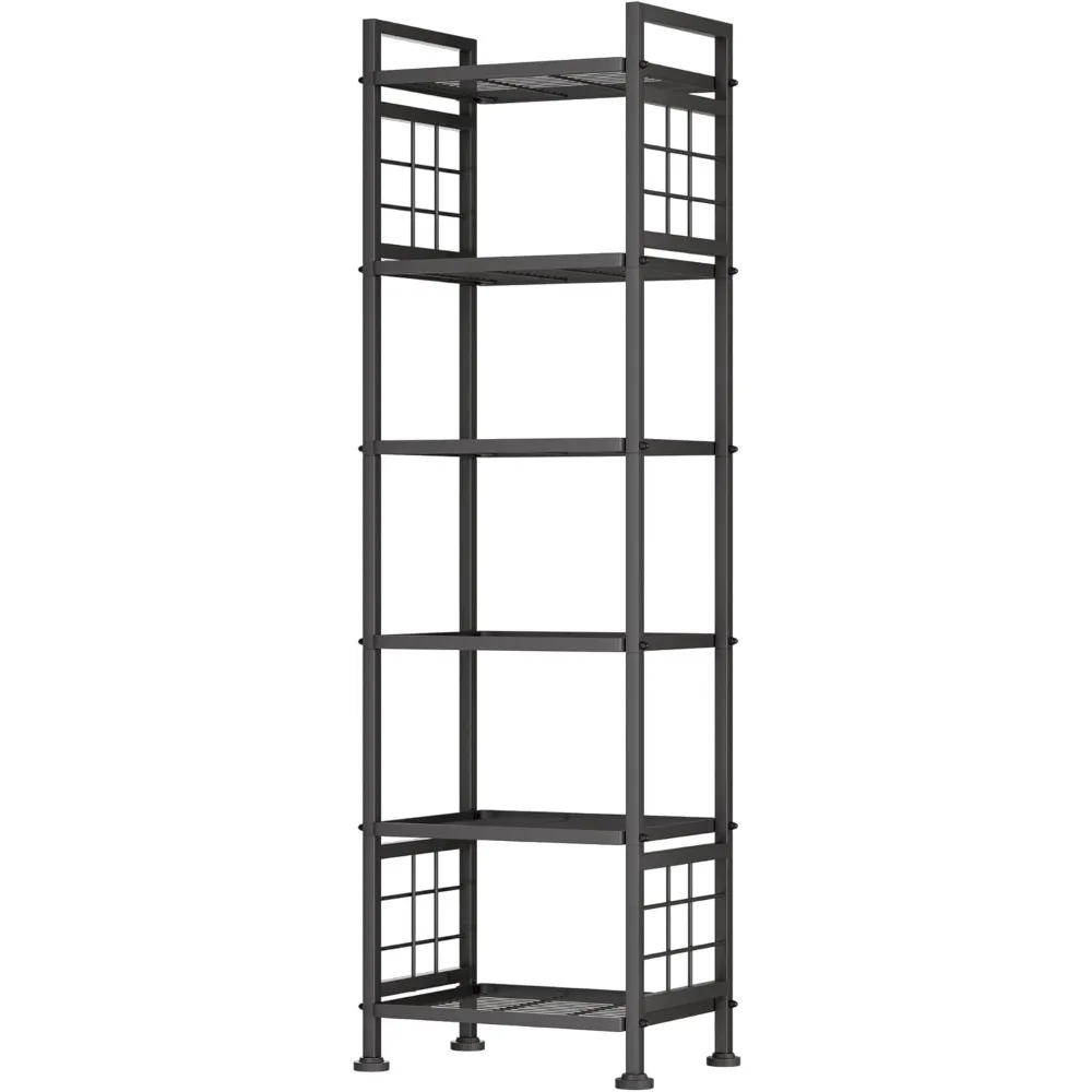 6-Wire Standing Storage Shelf, Metal Shelving Unit Pantry Rack for Laundry Kitchen Bathroom Organizer(Black)
6-Wire Standing Storage Shelf, Metal Shelving Unit Pantry Rack for Laundry Kitchen Bathroom Organizer(Black)