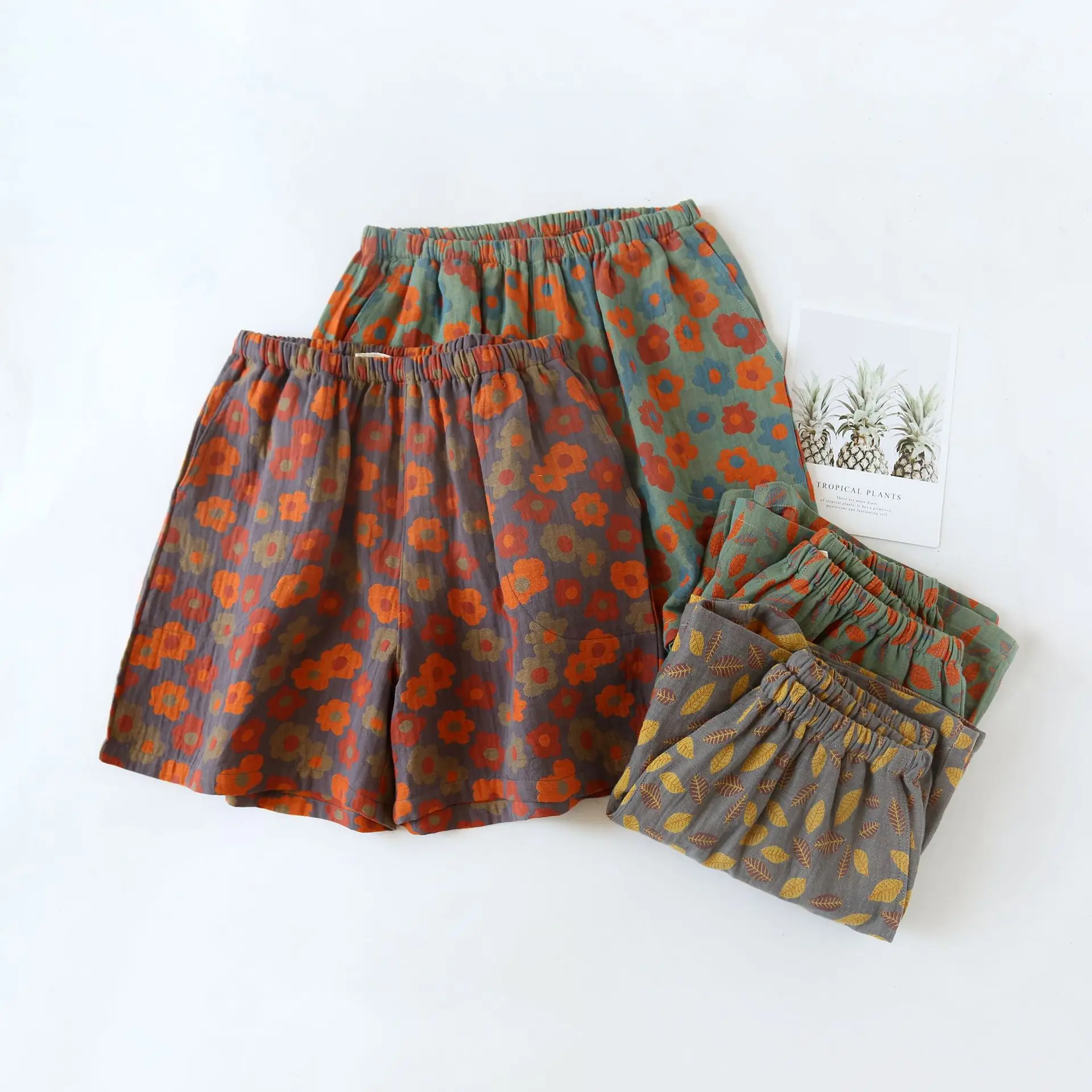New Summer Floral Print Women's Pure Cotton Sleepwear Shorts Loose Casual Thin Home Pants Comfortable Breathable Long Pants
New Summer Floral Print Women's Pure Cotton Sleepwear Shorts Loose Casual Thin Home Pants Comfortable Breathable Long Pants