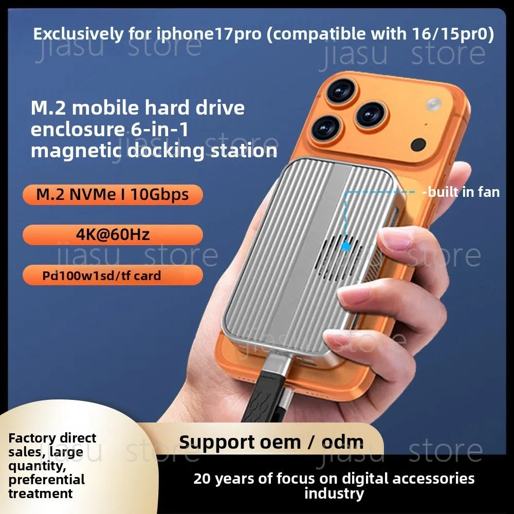 USB4 8K NVMe Docking Station Dual M.2 SSD RAID Enclosure 40Gbps Portable External Hard Drive Case
USB4 8K NVMe Docking Station Dual M.2 SSD RAID Enclosure 40Gbps Portable External Hard Drive Case