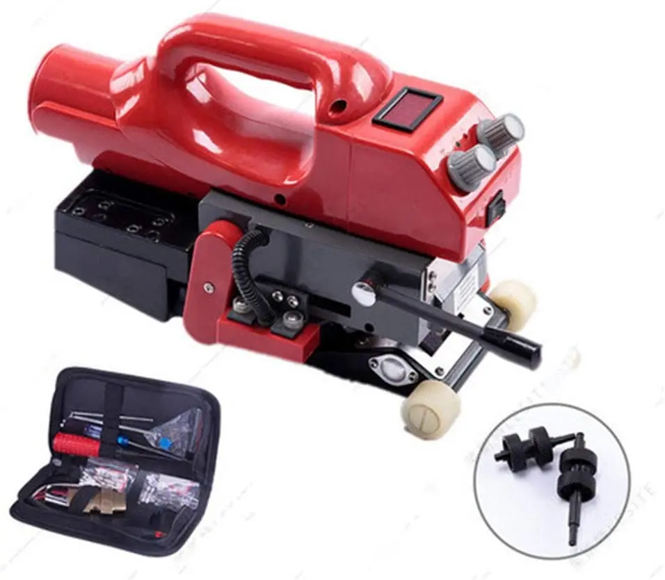 800W Electric Geomembrane Wedge Welder Digital Readout Steel Roller Hot Air HDPE PVC Plastic Heating Welding Tool
800W Electric Geomembrane Wedge Welder Digital Readout Steel Roller Hot Air HDPE PVC Plastic Heating Welding Tool