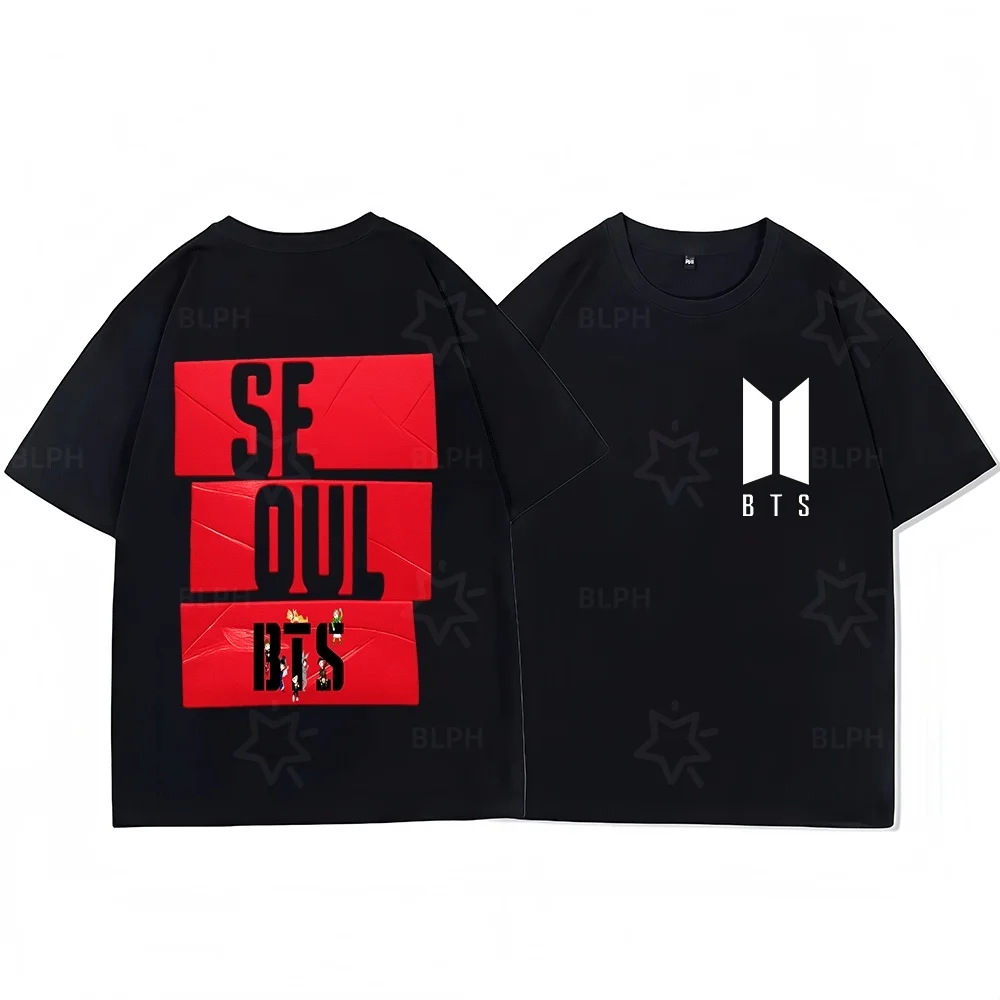 Korean BTS BT21 Printed T Shirt Y2K Fashion Seoul Couple Parent-Child T-Shirt Casual Short Sleeve Tops for Men Women Kids
Korean BTS BT21 Printed T Shirt Y2K Fashion Seoul Couple Parent-Child T-Shirt Casual Short Sleeve Tops for Men Women Kids