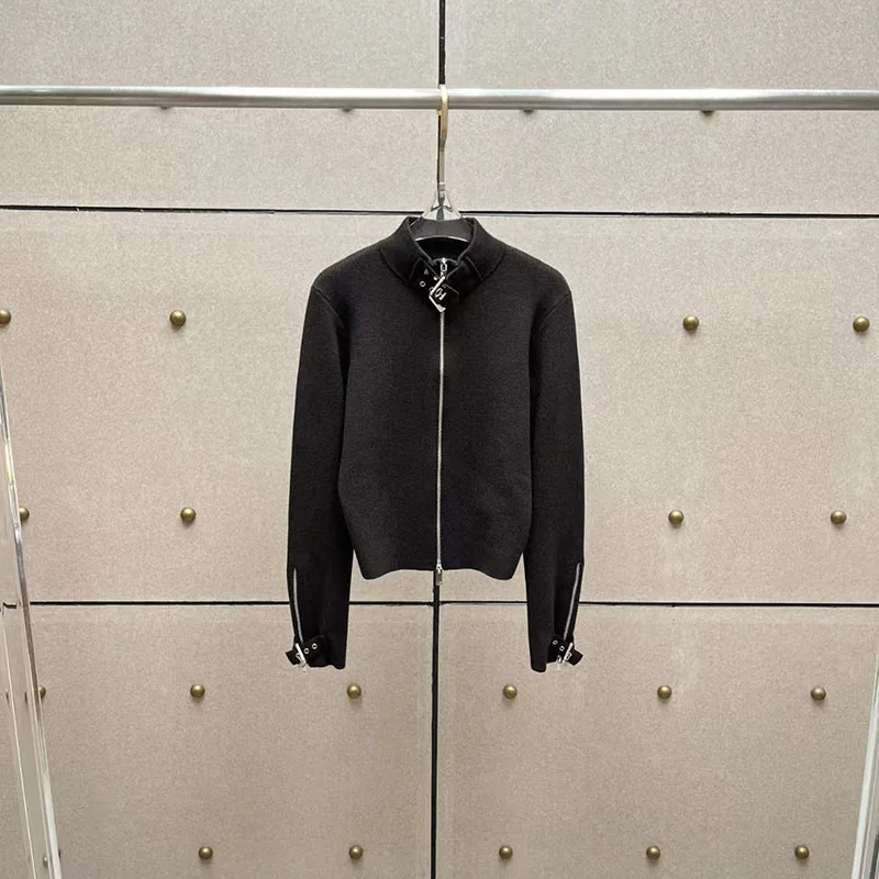 Women's Zipper Knit Cardigan, Stand Collar Long Sleeve Jacket, Fashionable Versatile Jacket Top, Fall/Winter, New Arrival, 2025,
Women's Zipper Knit Cardigan, Stand Collar Long Sleeve Jacket, Fashionable Versatile Jacket Top, Fall/Winter, New Arrival, 2025,