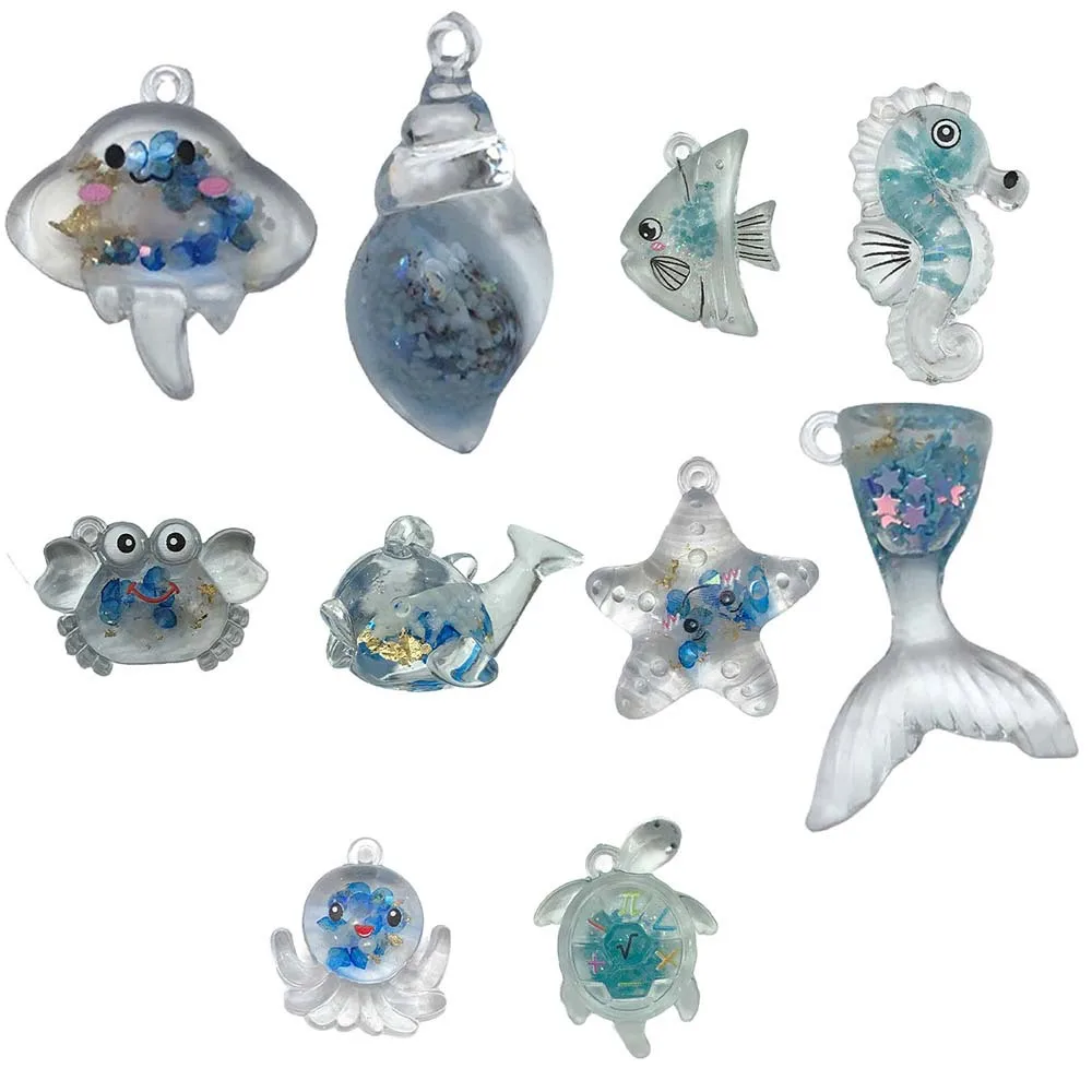 10Pcs New Blue Resin Ocean Dolphin Seahorse Shell Pendant Charm DIY Bracelet Necklace Jewelry Accessories
10Pcs New Blue Resin Ocean Dolphin Seahorse Shell Pendant Charm DIY Bracelet Necklace Jewelry Accessories