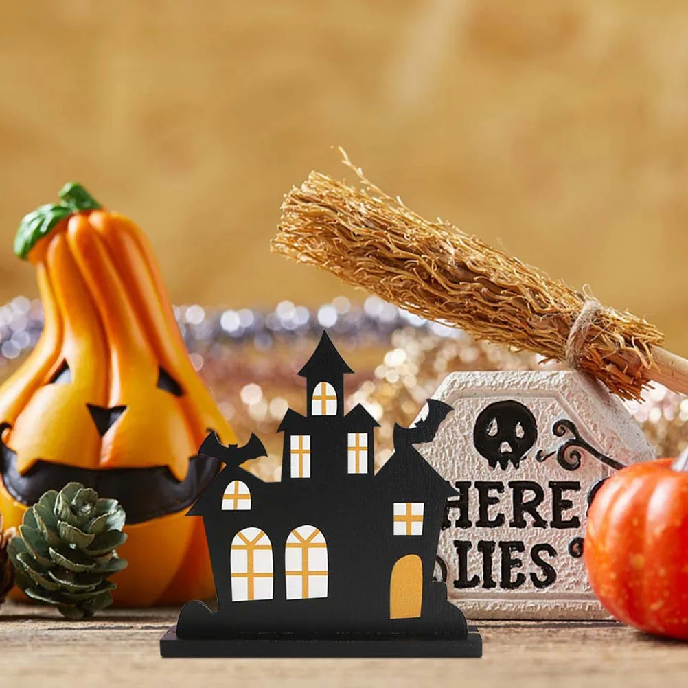 6Pcs Wooden Halloween House Ghost Decor Table Centerpiece Sign Desktop Decoration For Festival Party
6Pcs Wooden Halloween House Ghost Decor Table Centerpiece Sign Desktop Decoration For Festival Party