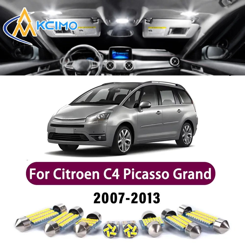 Canbus Number Plate Bulb For Citroen C4 Picasso Grand Picasso 1 MK1 2007-2013 LED Interior Reading Map Mirror Premium Lights
Canbus Number Plate Bulb For Citroen C4 Picasso Grand Picasso 1 MK1 2007-2013 LED Interior Reading Map Mirror Premium Lights